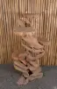 Product image 4 of the product “Shelf made of teak wood about approx. 140cm height ”